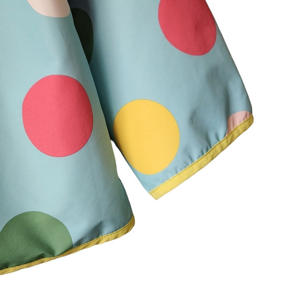 CLEARANCE Matilda Jane Raincoat Polka Dot Vinyl and Cotton with Hood Size 8 - Picture 9 of 16